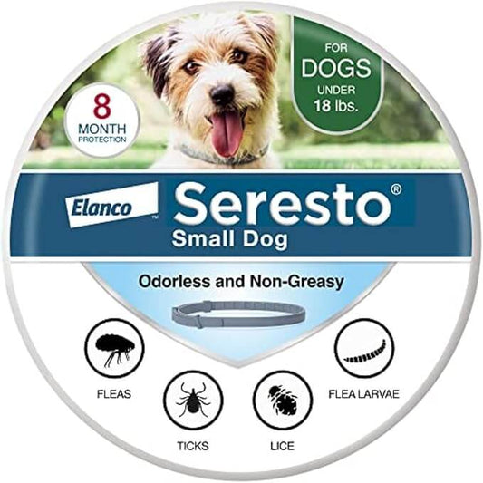 Seresto Small Dog Flea & Tick Collar – 8-Month Flea Protection