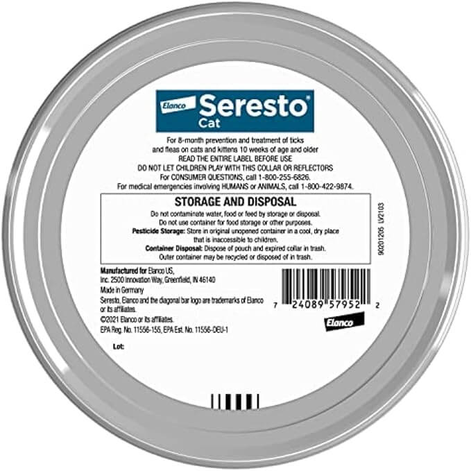 Vet-Recommended Seresto Flea Collar for Cats and Kittens