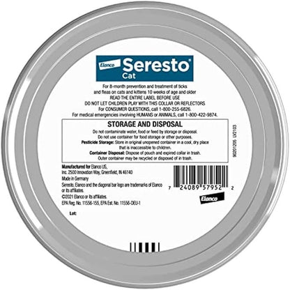 Vet-Recommended Seresto Flea Collar for Cats and Kittens