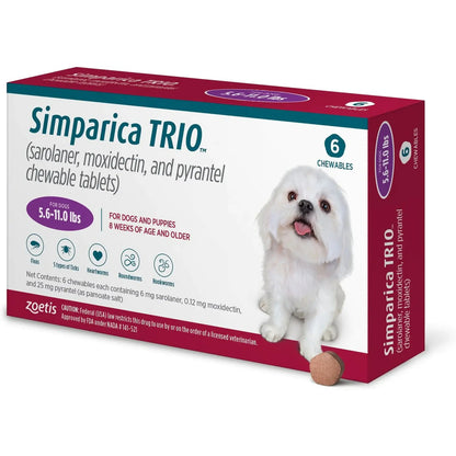 No vet prescription needed Simparica Trio for dogs