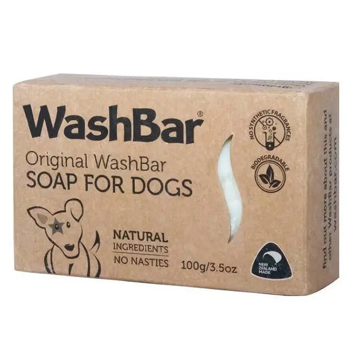 WashBar 100g Dog Shampoo Bar with Neem and Manuka Oils