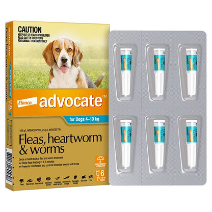 Advocate (Advantage Multi) Spot On Dogs Small (8.8 - 22 lbs)